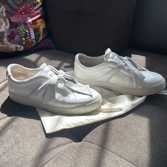 Alexandre Birman White Leather Sneakers, Women’s 39 (8.5)